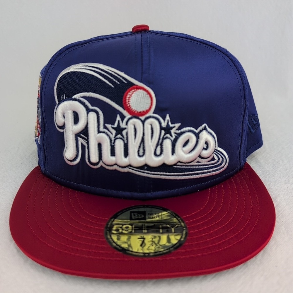NEW ERA 5950 FITTED HAT PHILADELPHIA PHILLIES FULL SATIN SIDE PATCH 7-3/4
